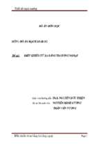 ĐIỀU KHIỂN TỪ XA BẰNG TIA HỒNG NGOẠI