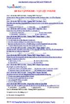 01. 100 bài tập chuyên đề vật liệu polime   có lời giải