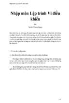 Nhập môn lập trình vi điều khiển