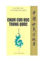 CHÂM CỨU HỌC TRUNG QUỐC