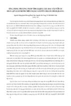 ỨNG DỤNG PHƯƠNG PHÁP TÌM CLIQUE CỰC ĐẠI VÀO TỐI ƢU HOÁ LẬP LỊCH NHÓM TRÊN MẠNG CHUYỂN MẠCH CHÙM QUANG