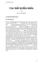 Các thiết bị điều khiển