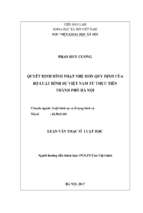 Quyết định hình phạt nhẹ hơn quy định của bộ luật hình sự việt nam từ thực tiễn thành phố hà nội