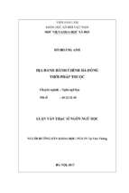 địa danh hành chính hà đông thời pháp thuộc
