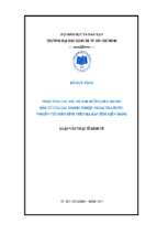 Phân tích các nhân tố ảnh hưởng đến thu nhập của hộ gia đình sau thu hồi đất nông nghiệp tại xã thuận yên, thị xã hà tiên, tỉnh kiên giang