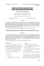 PHƯƠNG PHÁP TÍNH TỔN THẤT ĐIỆN NĂNG TRÊN LƯỚI TRUNG ÁP THEO DÒNG ĐIỆN TRUNG BÌNH BÌNH PHƯƠNG