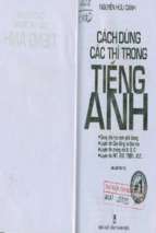CÁCH DÙNG CÁC THÌ TRONG TIẾNG ANH
