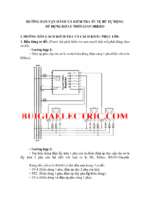 HƯỚNG DẪN VẬN HÀNH VÀ KIỂM TRA TỦ TỤ BÙ TỰ ĐỘNG SỬ DỤNG RƠ LE THỜI GIAN MIKRO