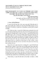 KINH NGHIỆM QUỐC TẾ VỀ NÂNG CAO TÍNH ĐỘC LẬP CỦA ĐƠN VỊ ĐIỀU TIẾT ĐIỆN LỰC VÀ ĐƠN VỊ VẬN HÀNH HỆ THỐNG ĐIỆN, GIAO DỊCH THỊ TRƯỜNG ĐIỆN NHẰM THÚC ĐẨY THỊ TRƯỜNG ĐIỆN CẠNH TRANH