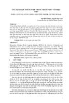 ỨNG DỤNG LỌC THÍCH NGHI TRONG TRIỆT NHIỄU TÍN HIỆU NIRS