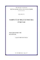 Nghiên cứu kỹ thuật sấy phấn hoa ở việt nam