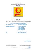 Đồ án môn học: Tìm hiểu về hệ truyền động điện servo