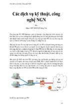 Các dịch vụ kỹ thuật, công nghệ  ngn