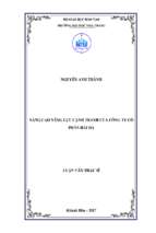Nâng cao năng lực cạnh tranh của công ty cổ phần tân hải hà