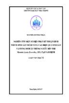 Nghiên cứu một số biện pháp kỹ thuật kích thích sinh sản nhằm nâng cao hiệu quả sinh sản và ương nuôi ấu trùng nghêu bến tre meretrix lyrata (sowerby, 1851) tại nam định