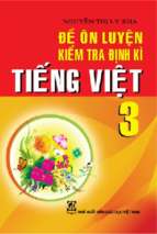 đề ôn luyện kiểm tra định kì tiếng việt 3