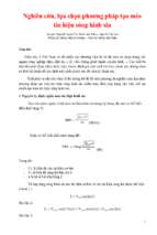 Nghiên cứu, lựa chọn phương pháp tạo méotín hiệu sóng hình sin