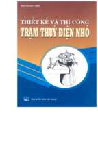 Thiet ke va thi cong tram thuy dien