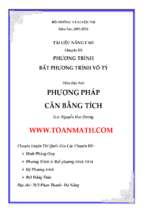 [toanmath.com]   phương pháp cân bằng tích giải pt   bpt vô tỉ   nguyễn đại dương