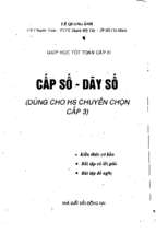 [toanmath.com]   tài liệu dãy số   cấp số dành cho học sinh khối chuyên   lê quang ánh