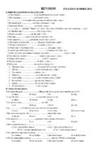 Revision          english 8 summer 2016