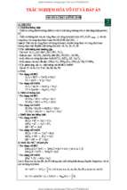 LÝ THUYẾT HÓA VÔ CƠ