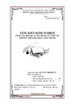 skkn kế toán trường học CÔNG TÁC BẢO QUẢN TỐT HỒ SƠ LƯU TRỮ TẠI TRƯỜNG THCS THỊ TRẤN LONG THÀNH