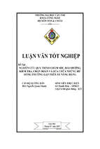 Nghiên cứu quy trình chăm sóc bào dưỡng kiểm tra chẩn đoánv à sữa chữa những hư hỏng thường gặp trên xe nâng hàng