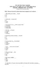 Mẫu đề tiếng anh (cán sự)