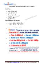 Thi online rút gọn biểu thức chứa căn bậc 2 có lời giải chi tiết