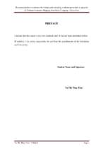Recommendations to enhance the loading and unloading container procedure at quayside in vietnam container shipping joint stock company   green port