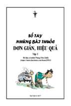 SỔ TAY NHỮNG BÀI THUỐC ĐƠN GIẢN HIỆU QUẢ TẬP 2