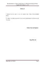 Recommendations to improve export activity of coffee beans at dong tai global logistics and trading co., ltd