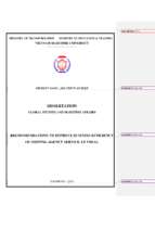 Recommendation to improve business efficiency of shipping agency service at vosal