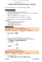 Tuyệt kỹ casio số phức thầy trần bá hưng