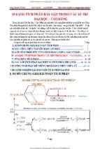 10 dạng toán tích phân hay gặp trong các kì thi đh cđ, thanh tùng