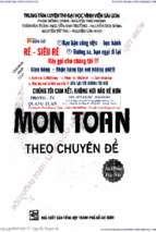 ôn luyện thi cấp tốc môn toán theo chuyên đề phần 1