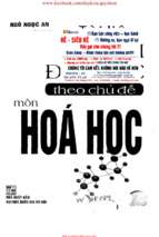 Tài liệu ôn thi đại học theo chủ đề môn hóa học phần 1