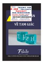 Các bài toán cơ bản về tam giác