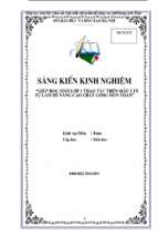 Skkn giúp học sinh lớp một thao tác trên mẫu vật tự làm để nâng cao chất lượng môn toán