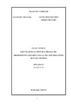 Dạy học và kiểm tra, đánh giá kết quả học tập theo định hướng phát triển năng lực học sinh môn lịch sử