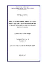 Nghiên cứu đặc điểm sinh học, sinh thái của sâu xanh đục quả cà chua helicoverpa armigera hubner và biện pháp phòng chống tại an dương   hải phòng vụ đông   tài liệu, ebook, giáo trình
