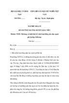 Bài thu hoạch bồi dưỡng thường xuyên tiểu học module 38
