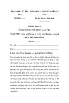 Bài thu hoạch bồi dưỡng thường xuyên tiểu học module 37
