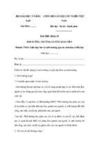 Bài thu hoạch bồi dưỡng thường xuyên tiểu học module 43