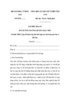 Bài thu hoạch bồi dưỡng thường xuyên tiểu học module 12