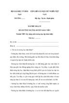 Bài thu hoạch bồi dưỡng thường xuyên tiểu học module 7