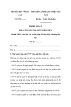 Bài thu hoạch bồi dưỡng thường xuyên tiểu học module 35