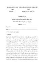 Bài thu hoạch bồi dưỡng thường xuyên tiểu học module 4