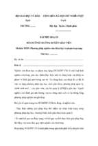 Bài thu hoạch bồi dưỡng thường xuyên tiểu học module 29